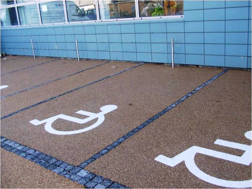 Disabled parking bays I Natural Aggregate