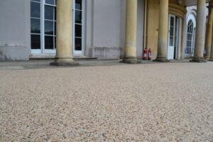 SureSet Resin Bound Aztec Gold Footpath at Shoemakers Museum Street SureSet Resin Bound Aztec Gold Footpath at Shoemakers Museum Street